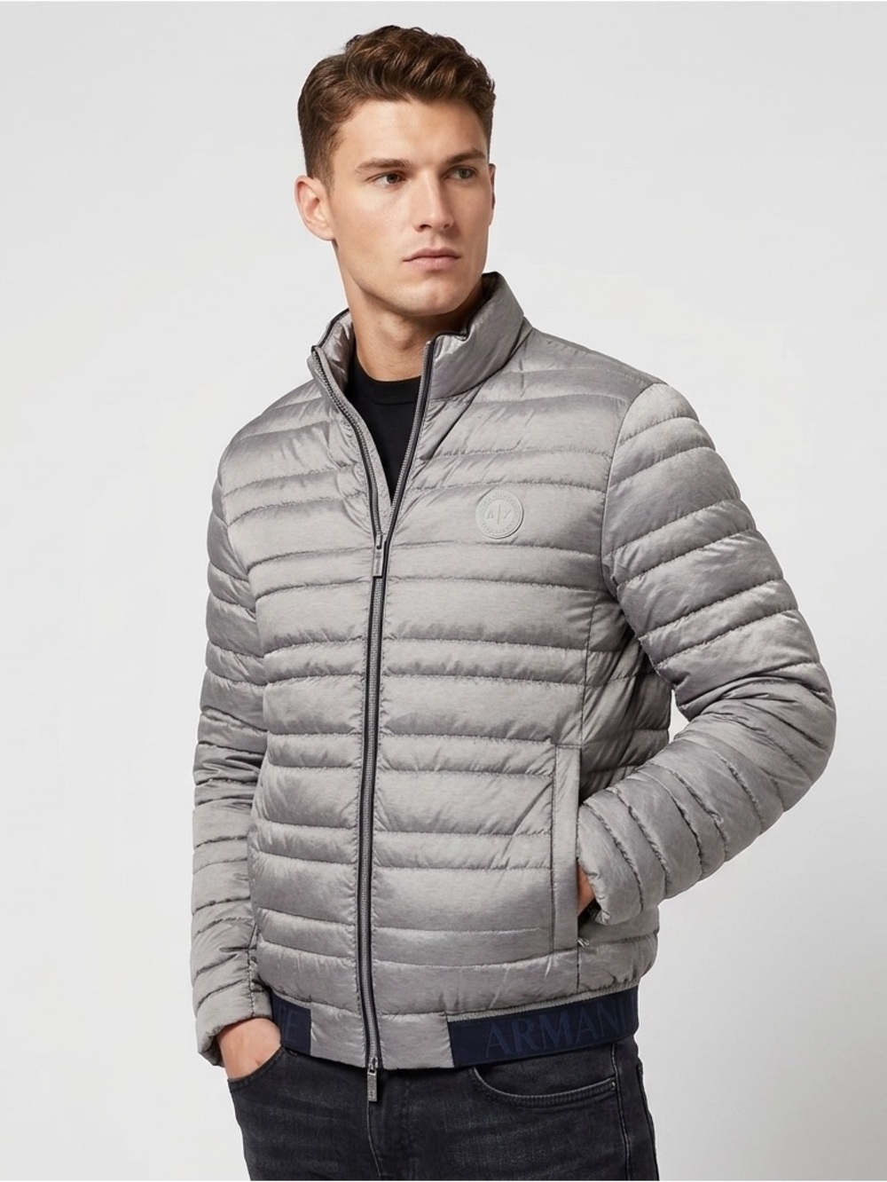 Armani Exchange (A|X) Men's Lightweight Down Puffer Jacket